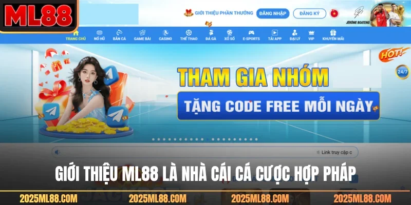 Giới thiệu ML88 là nhà cái cá cược hợp pháp