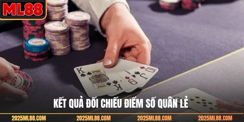 Kết quả đối chiếu điểm số quân lẻ