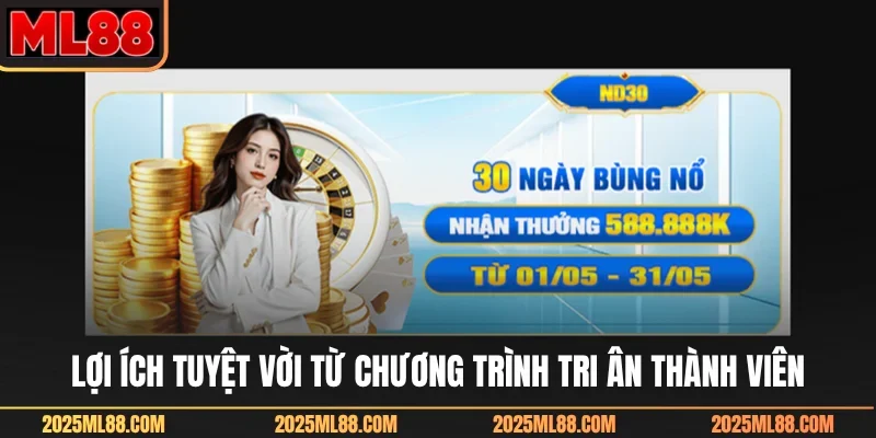 Lợi ích tuyệt vời từ chương trình tri ân thành viên