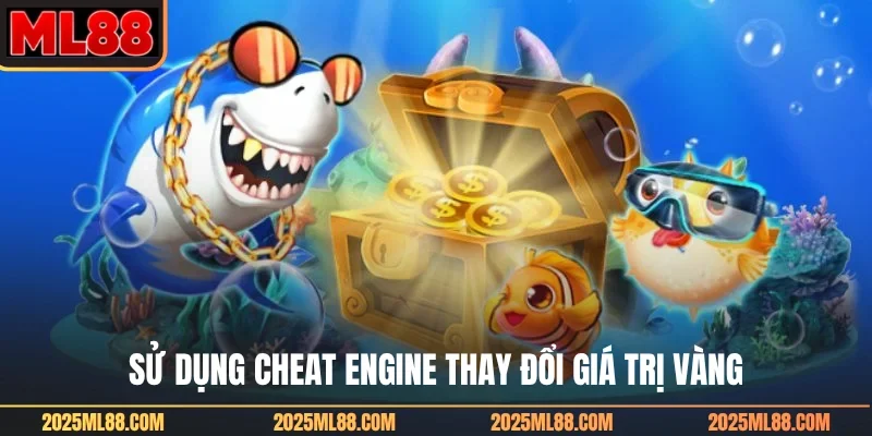 Sử dụng Cheat Engine thay đổi giá trị vàng