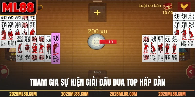 Tham gia sự kiện giải đấu đua top hấp dẫn