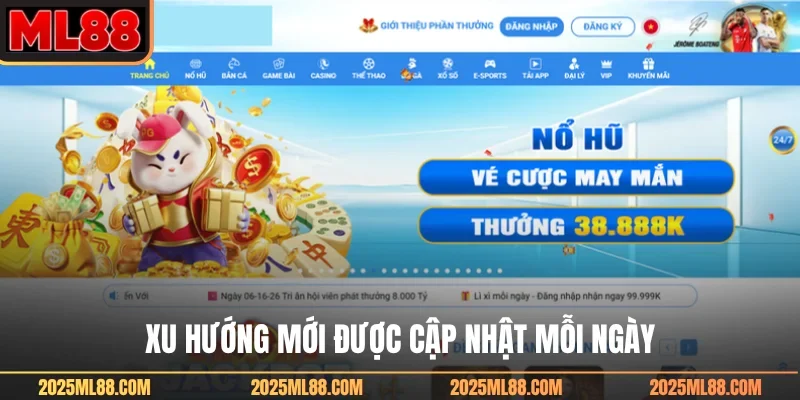 Xu hướng mới được cập nhật mỗi ngày